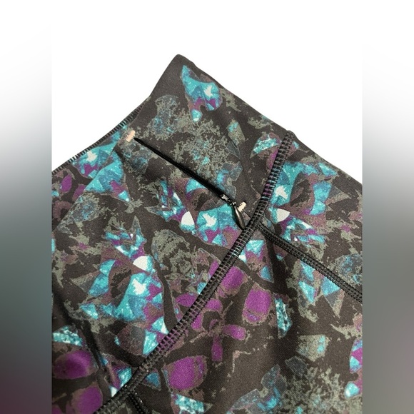 Calia by Carrie Underwood Geometric Patterned Rouched Leggings Sz S - Picture 6 of 8